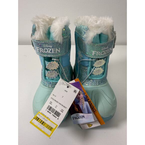 Disney Toddler Frozen Light Up Waterproof Winter Boots - Picture 1 of 7